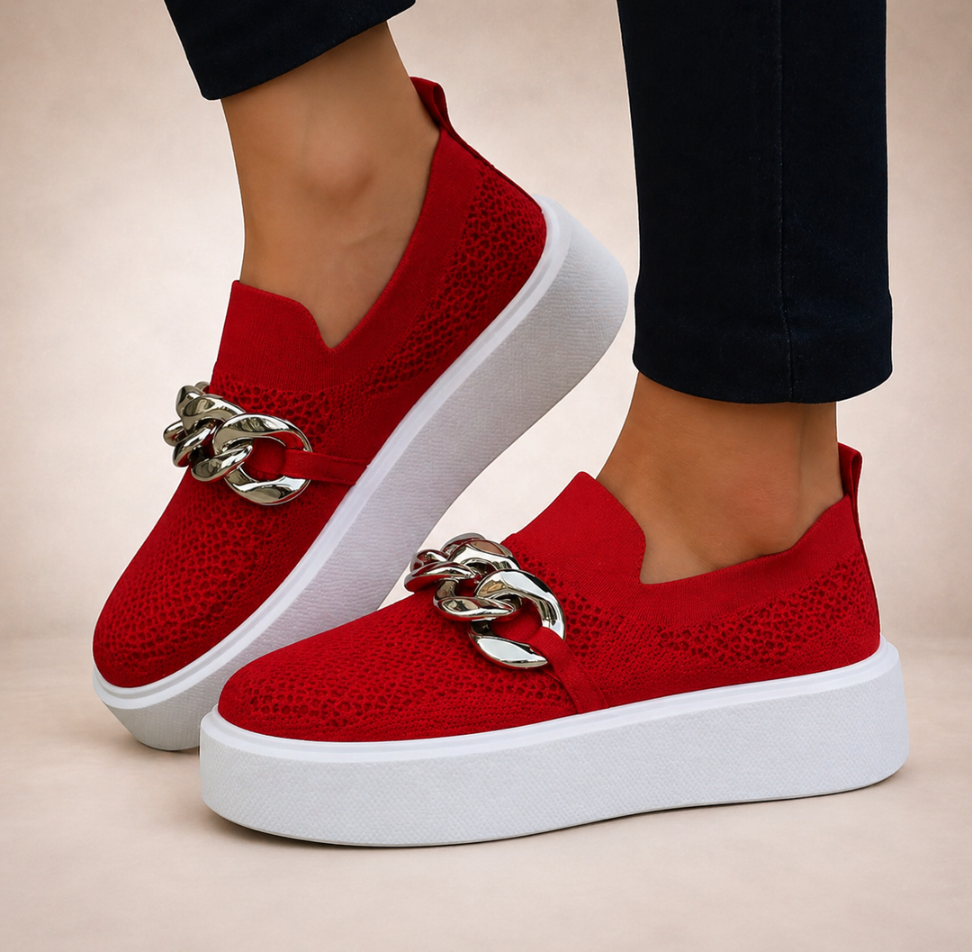 Concetta - Scarpe con catena in metallo