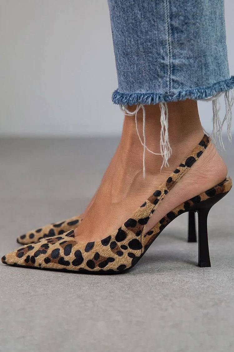 Leonora | Elegante mocassino stampato leopardato