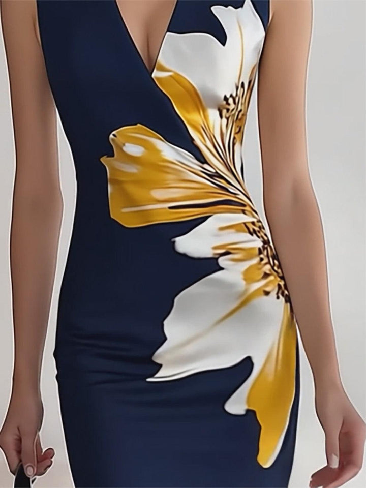 Lily | Vestito Midi Elegante da Lavoro per Festival in Stile Glam da Spiaggia