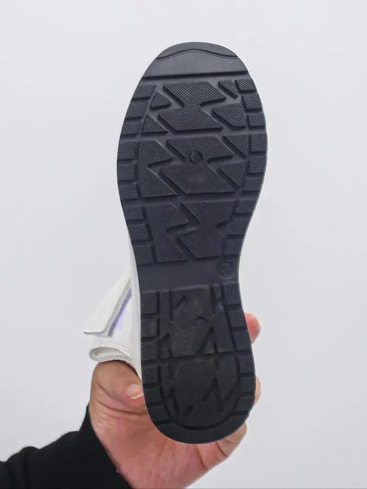 Sandali Confortevoli con Tacco per Donne con Chiusura in Velcro