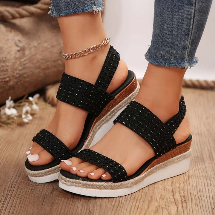 Sandali Con Zeppa Casual