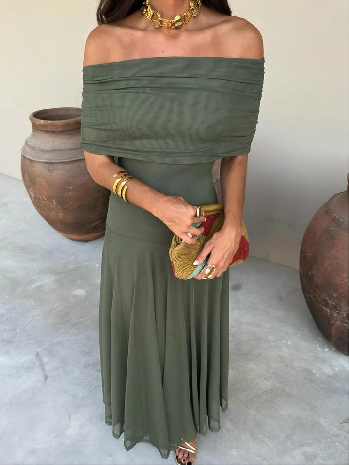 Camila | Vestito Maxi Elegante in Mesh