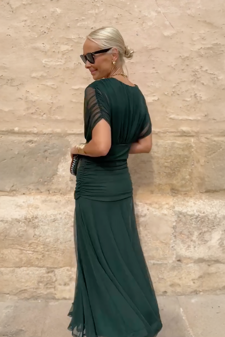 ANA | ABITO MAXI PLEAT ELEGANTE