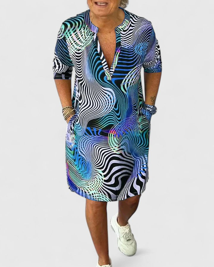 Helinae | Abito V-neck Sofisticato