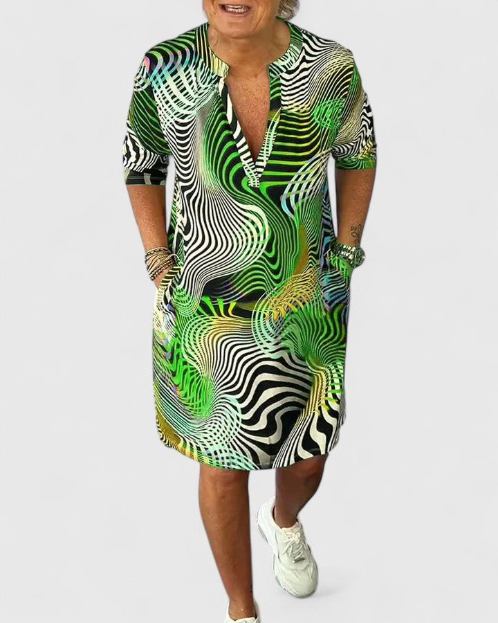 Helinae | Abito V-neck Sofisticato