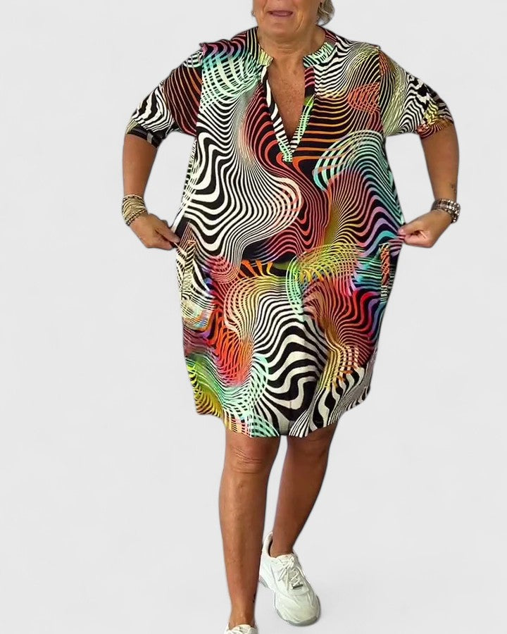 Helinae | Abito V-neck Sofisticato