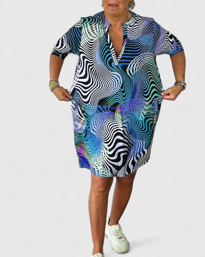 Helinae | Abito V-neck Sofisticato
