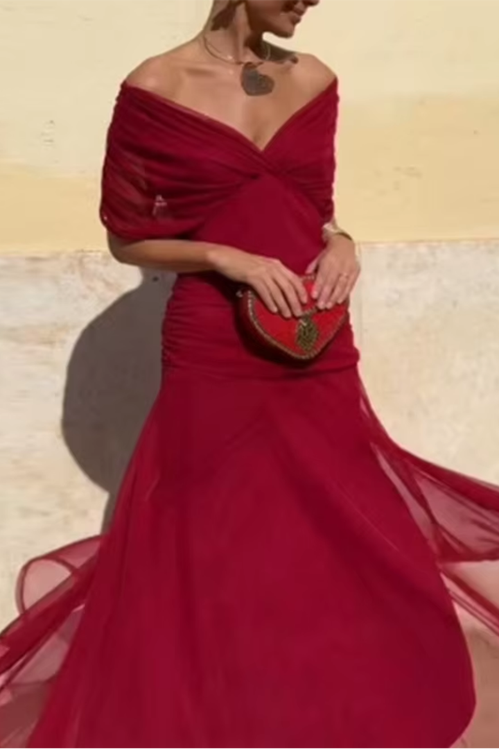 ANA | ABITO MAXI PLEAT ELEGANTE