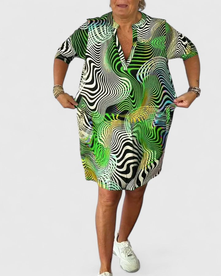 Helinae | Abito V-neck Sofisticato