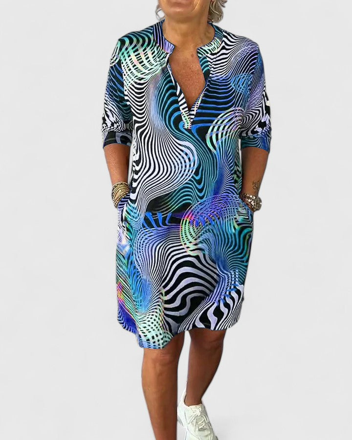 Helinae | Abito V-neck Sofisticato
