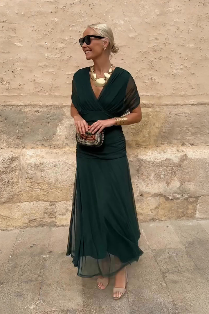 ANA | ABITO MAXI PLEAT ELEGANTE