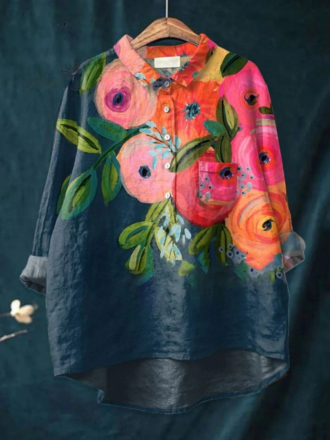Paige | Camicia Casuale con Stampa di Fiori per Donna