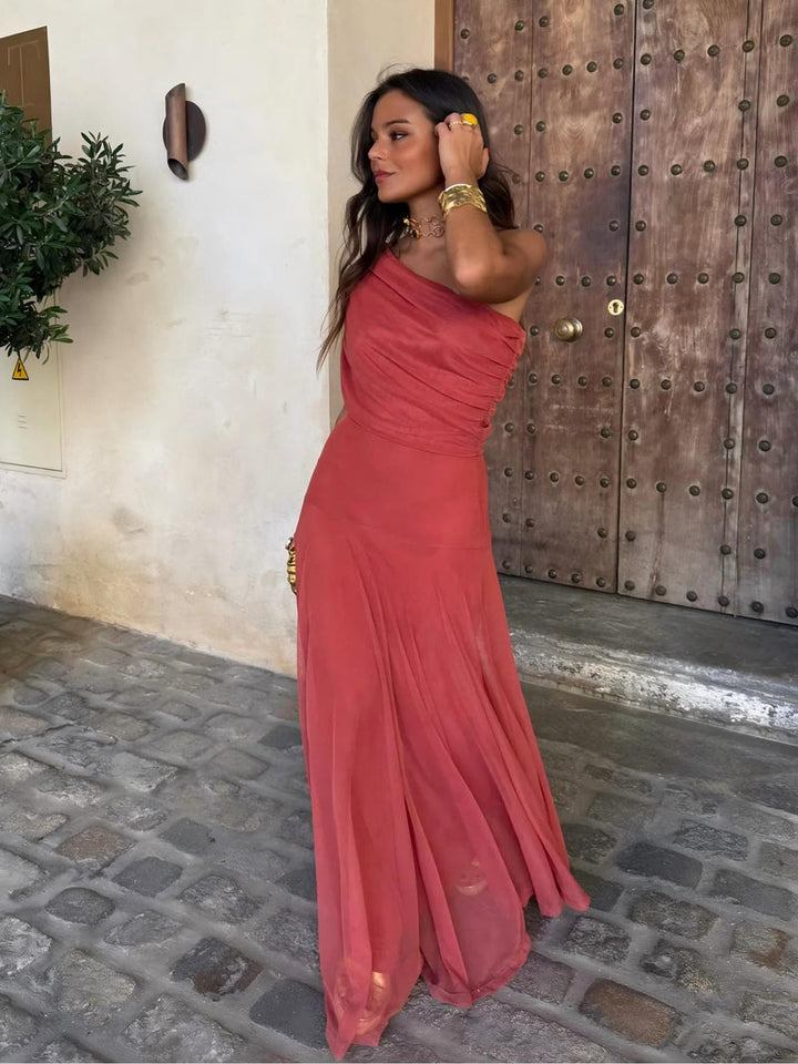 Camila | Vestito Maxi Elegante in Mesh