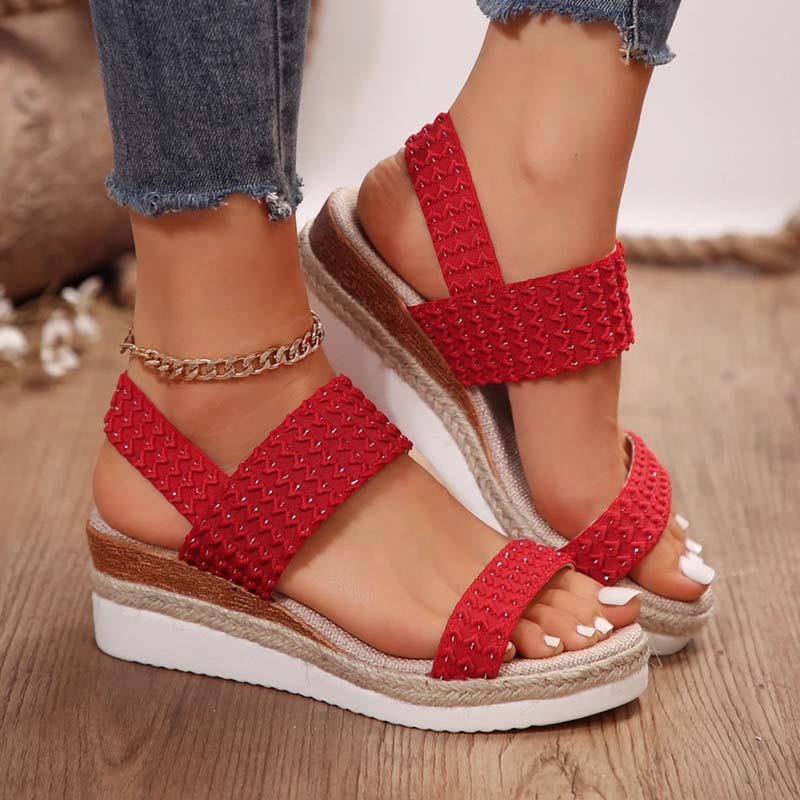 Sandali Con Zeppa Casual