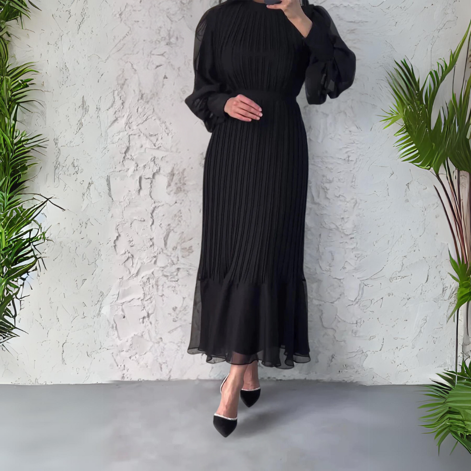 Hazel - Abito Elegante Plissettato