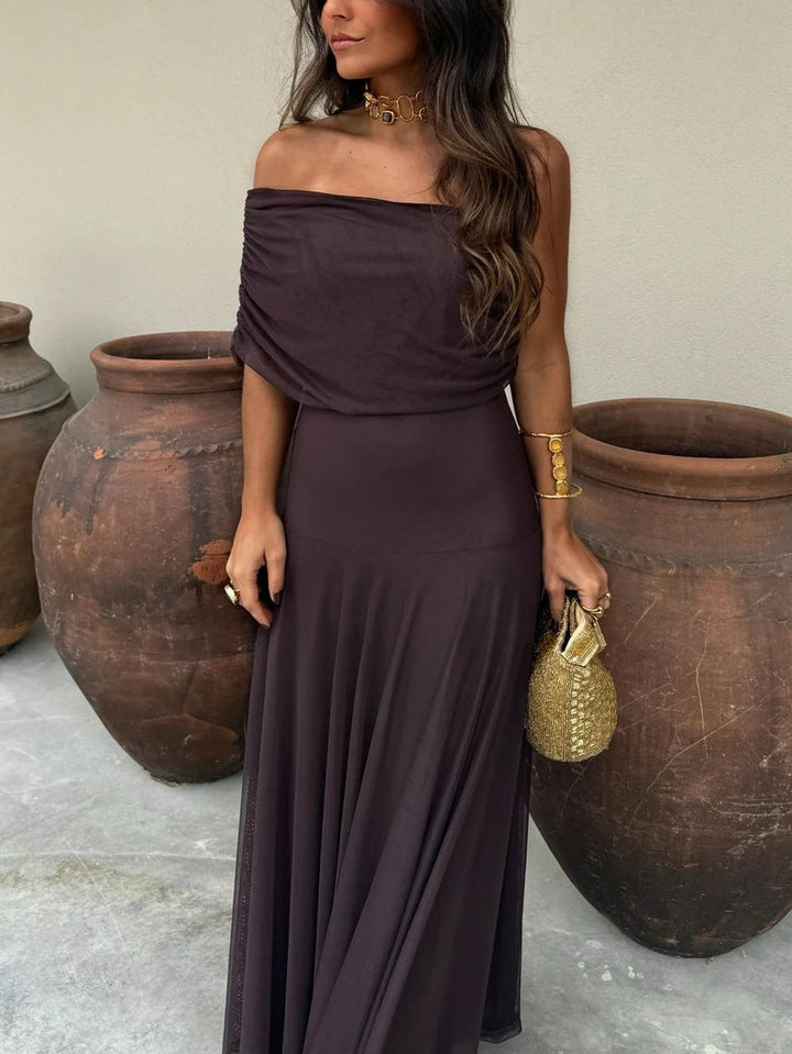 Camila | Vestito Maxi Elegante in Mesh