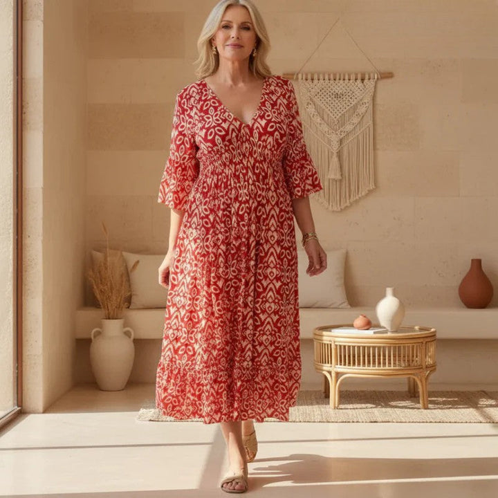 Lillia - Vestito Stampato Boho