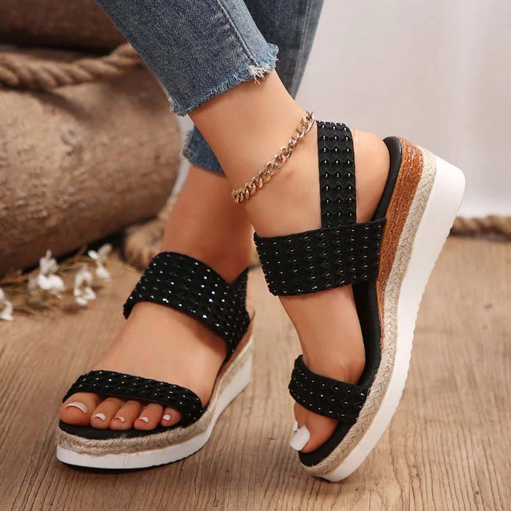 Sandali Con Zeppa Casual