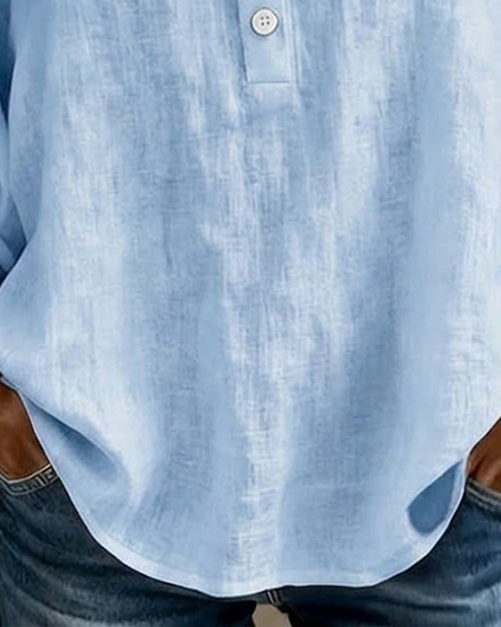 Blusa in Pizzo con Collo Quadrato e Maniche Sbuffate