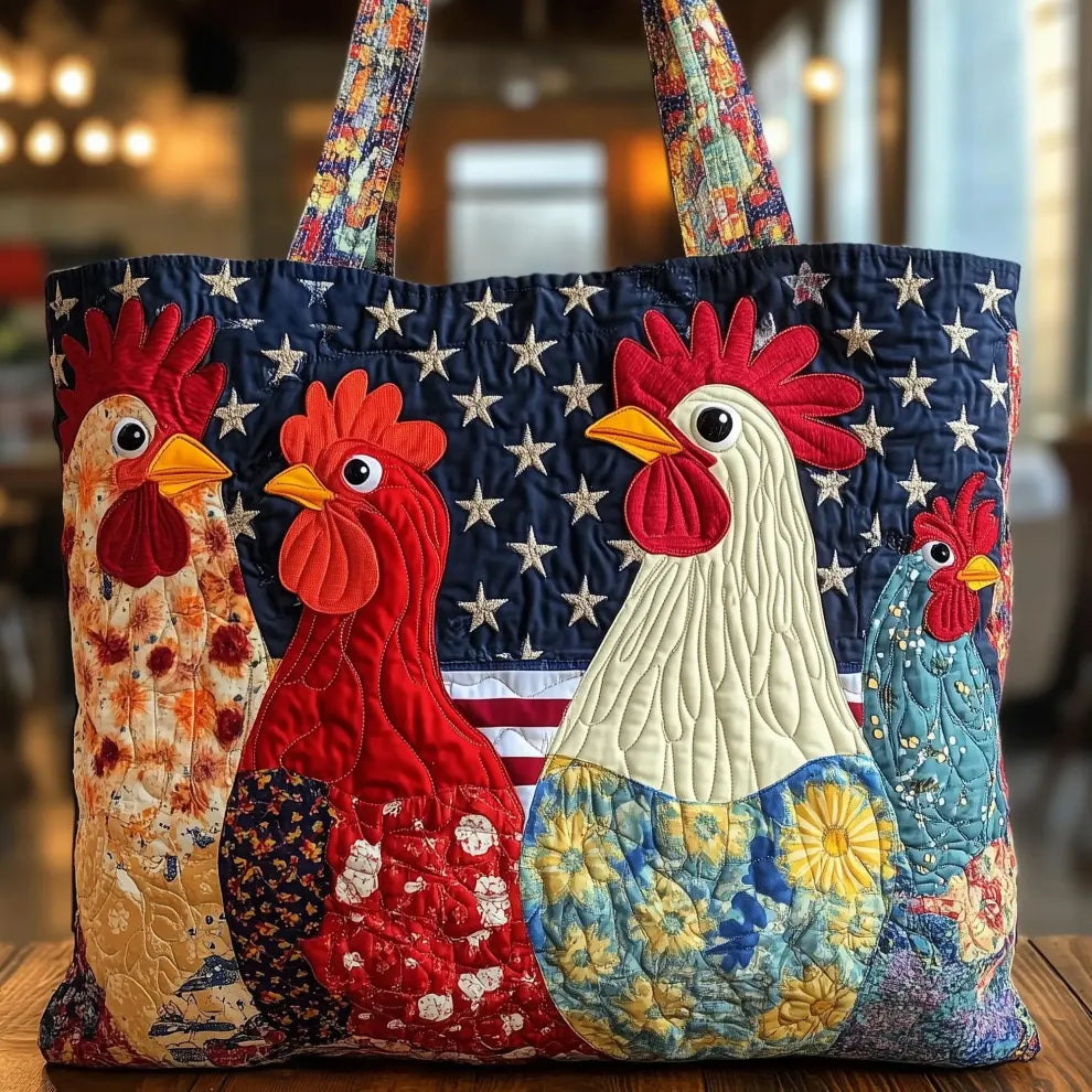 Fascino Rurale | Borsa Tote Fatta a Mano con Trapuntatura