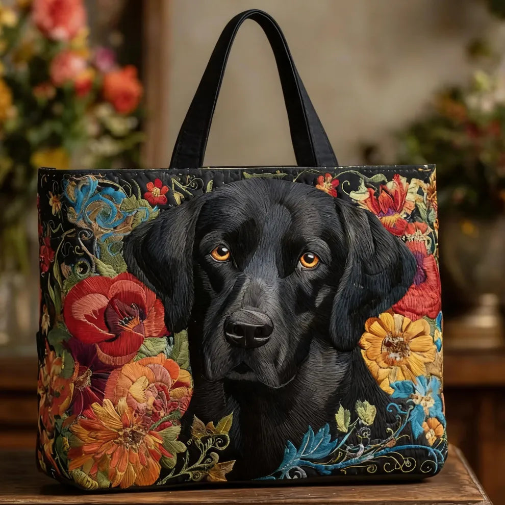 Compagno Midnight Bloom | Borsa a tracolla fatta a mano con trapuntatura