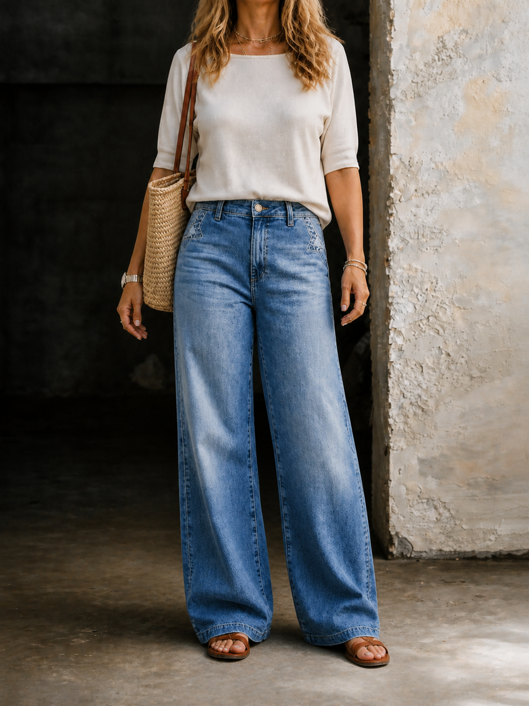 Jeans Vintage a Vita Alta