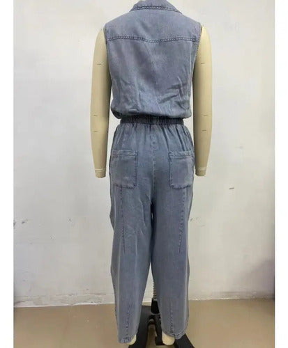 Rosalia |  Tute in Denim Senza Maniche