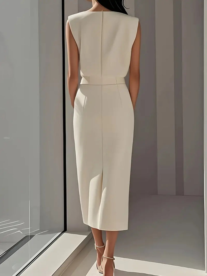 Dolly - Abito Midi con Spacco Laterale