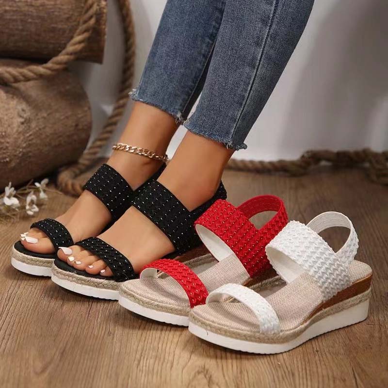 Sandali Con Zeppa Casual