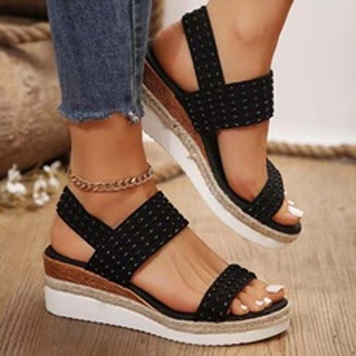 Sandali Con Zeppa Casual