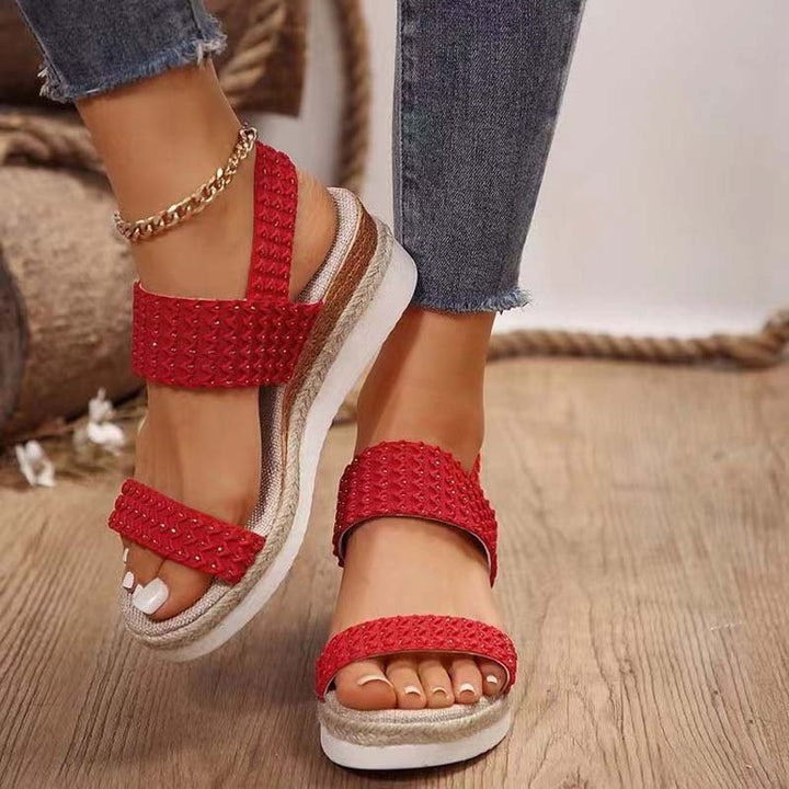 Sandali Con Zeppa Casual