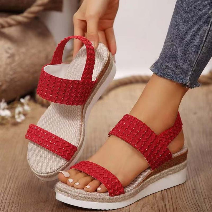 Sandali Con Zeppa Casual