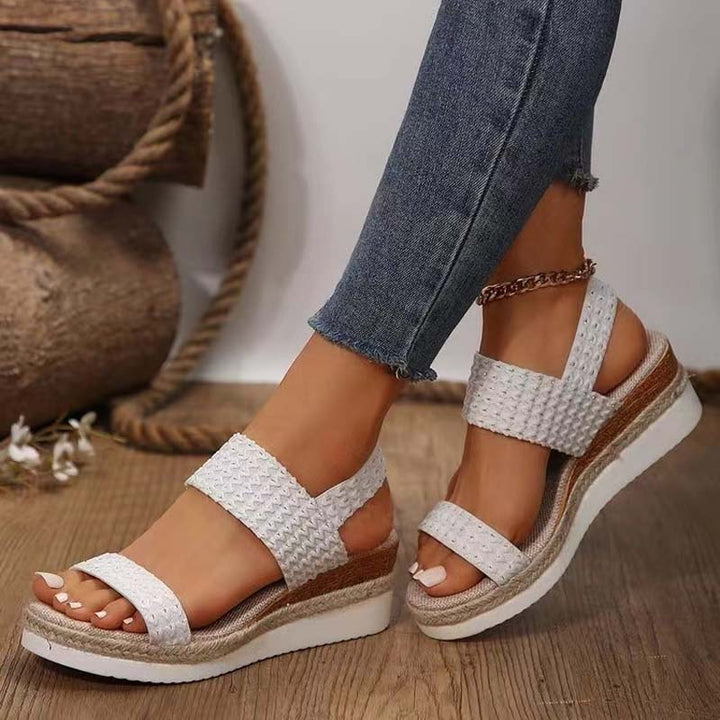 Sandali Con Zeppa Casual