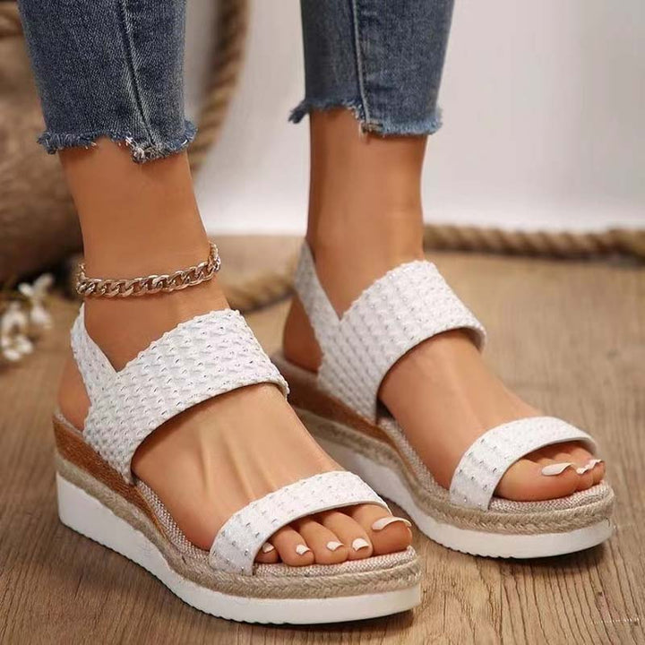 Sandali Con Zeppa Casual