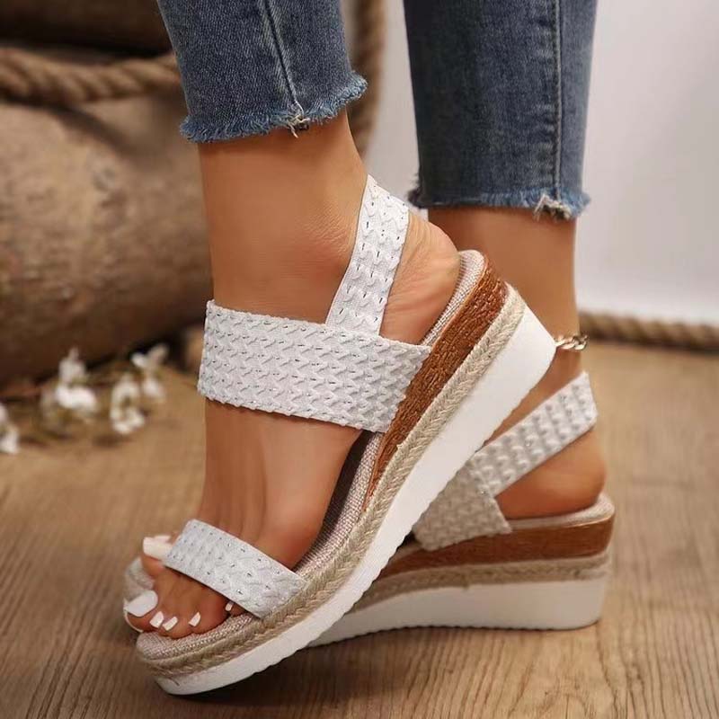 Sandali Con Zeppa Casual