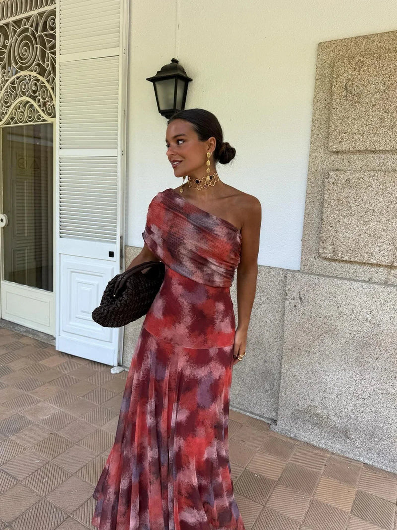 Camila | Vestito Maxi Elegante in Mesh