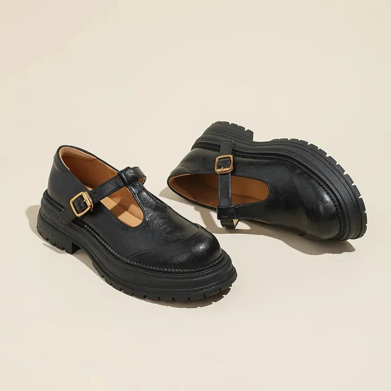 Mary Janes - Elegante Scarpe in Pelle