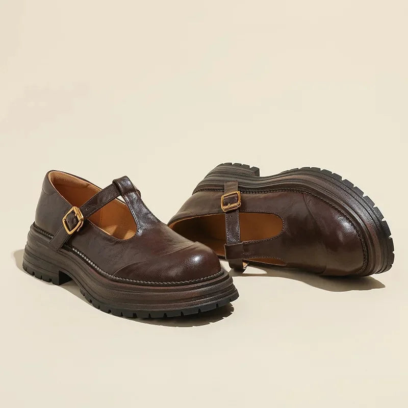 Mary Janes - Elegante Scarpe in Pelle