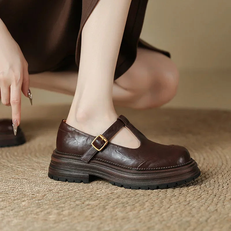 Mary Janes - Elegante Scarpe in Pelle
