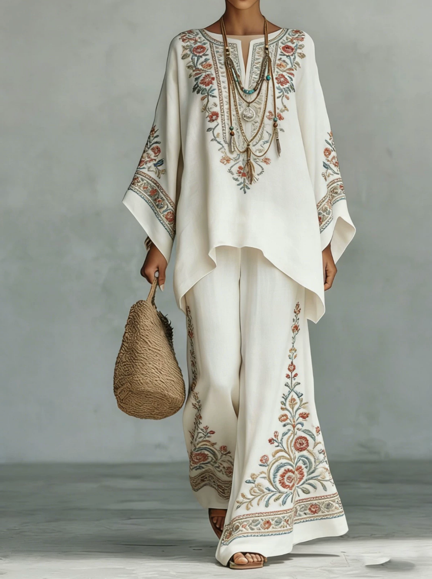 Celine | Set Due Pezzi Elegante in Lino