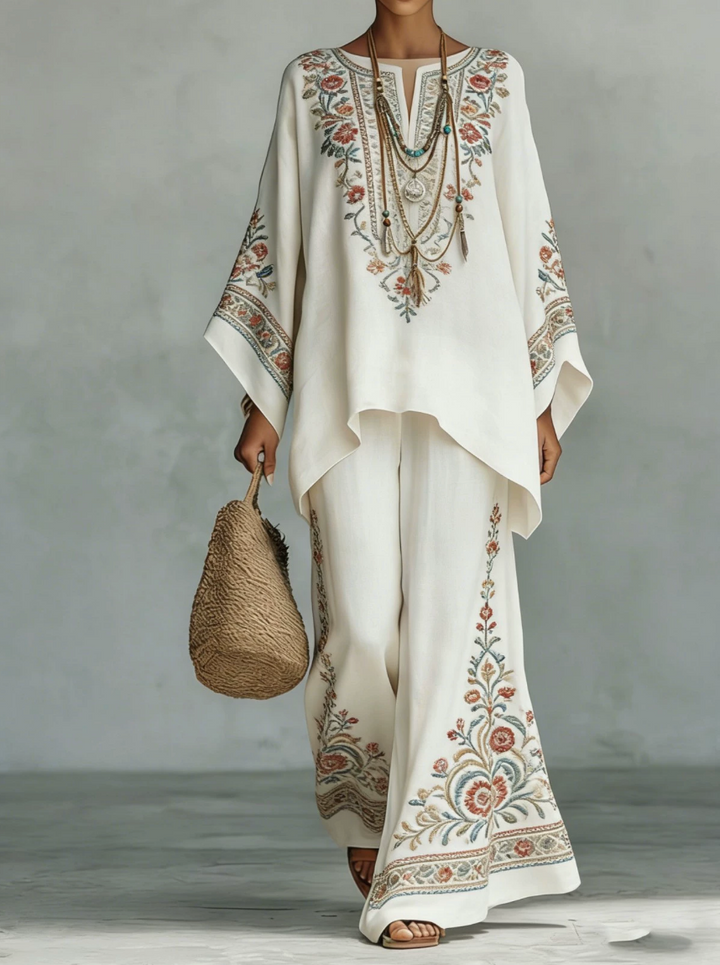 Celine | Set Due Pezzi Elegante in Lino