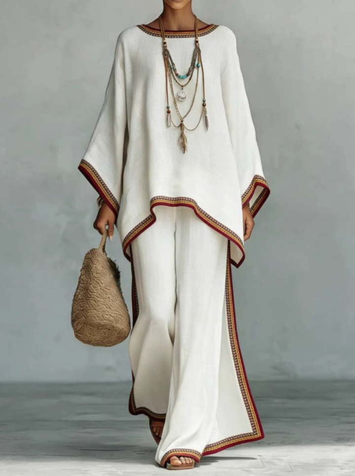 Celine | Set Due Pezzi Elegante in Lino