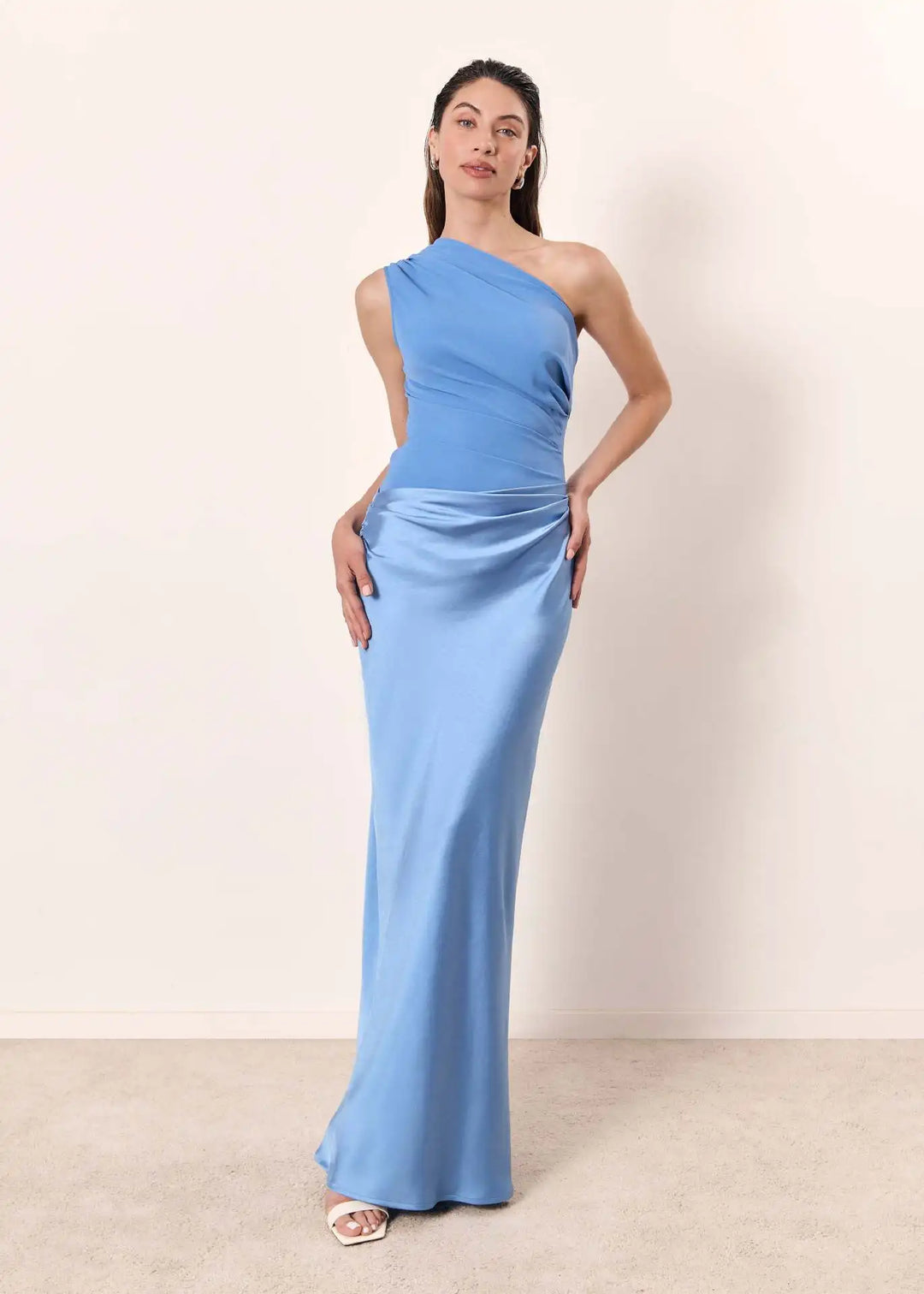 Abito Maxi con Colpa in Satin