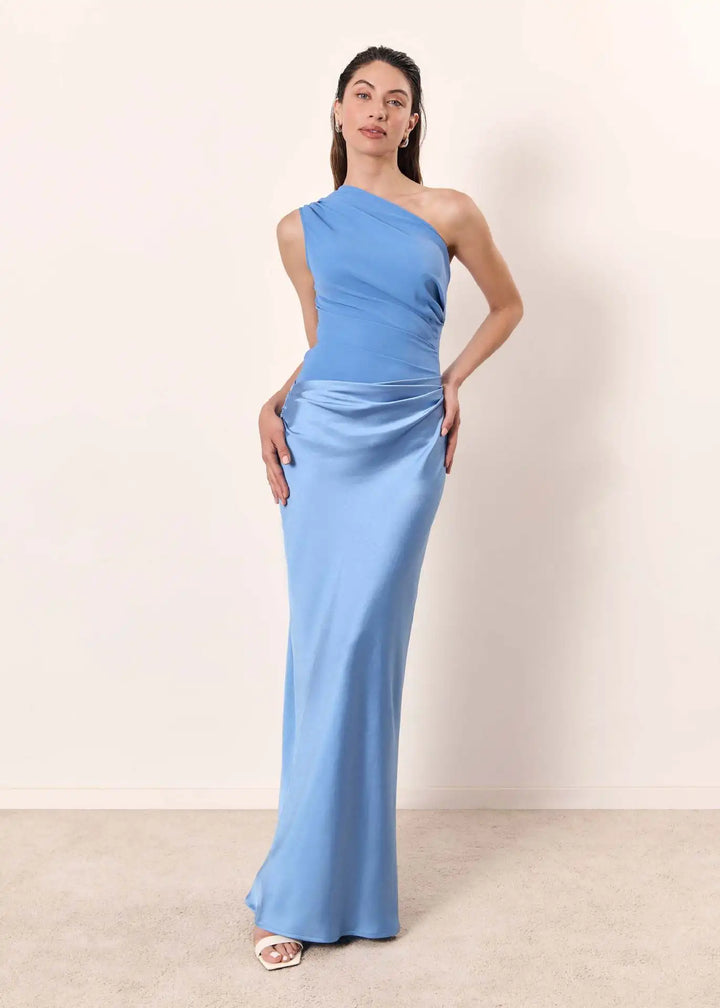Abito Maxi con Colpa in Satin