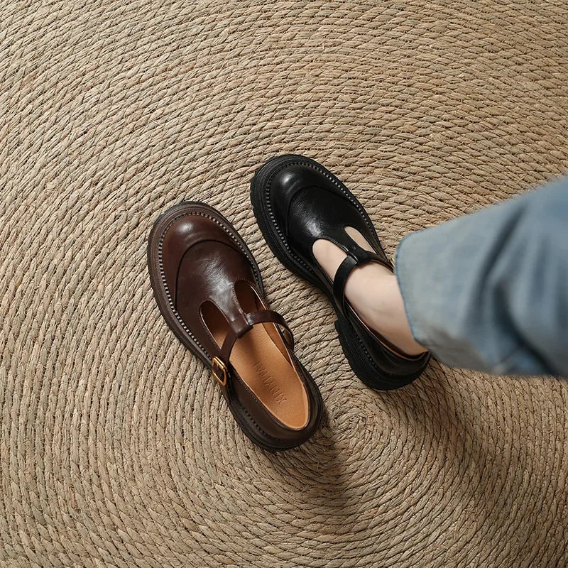 Mary Janes - Elegante Scarpe in Pelle