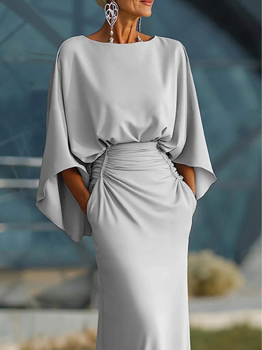 Clara | Elegante vestito senza maniche con scollo a V e schiena scoperta