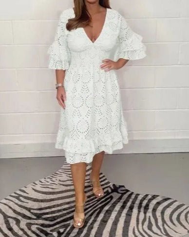 Alva - Abito Elegante in Pizzo