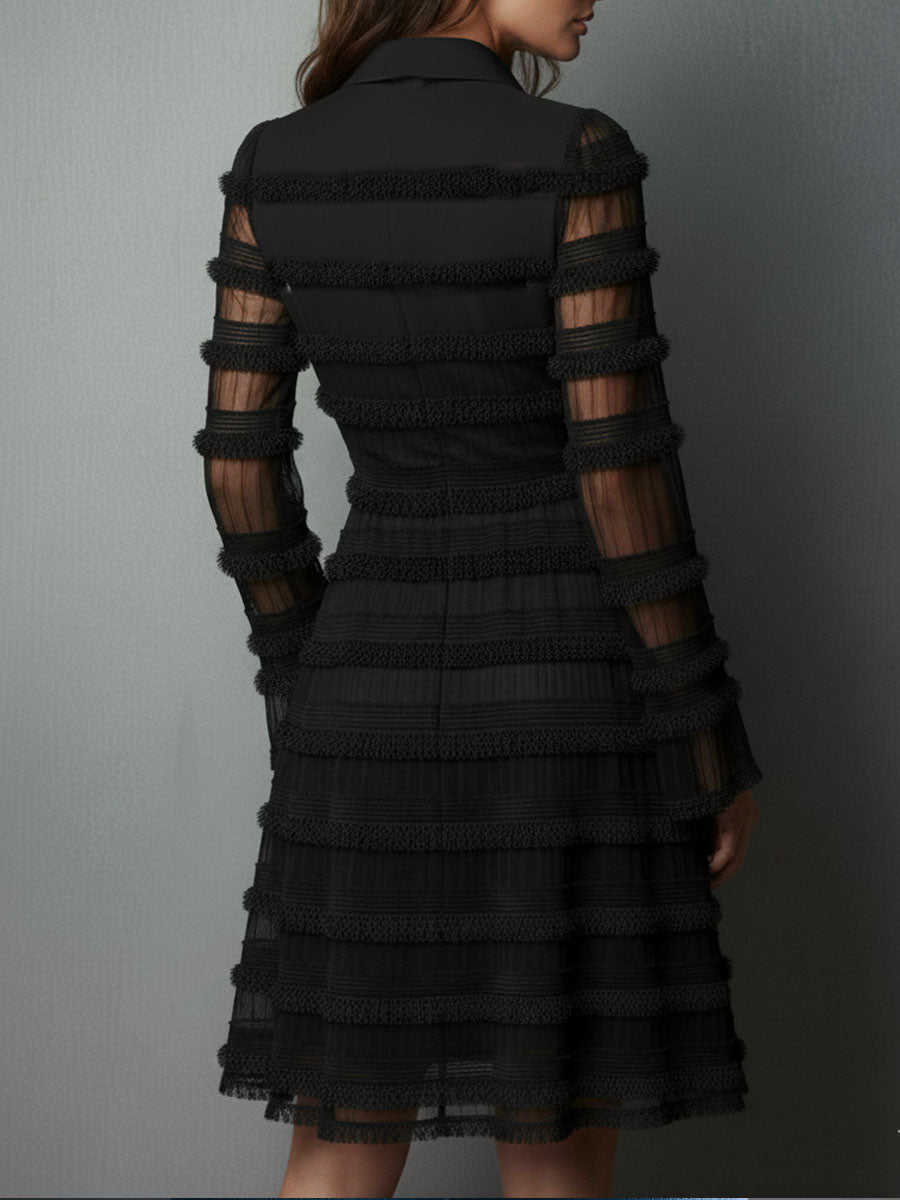 Rosalie™ | Vestito Mini Elegante con Scollatura a V Profonda