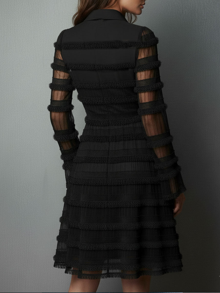 Rosalie™ | Vestito Mini Elegante con Scollatura a V Profonda