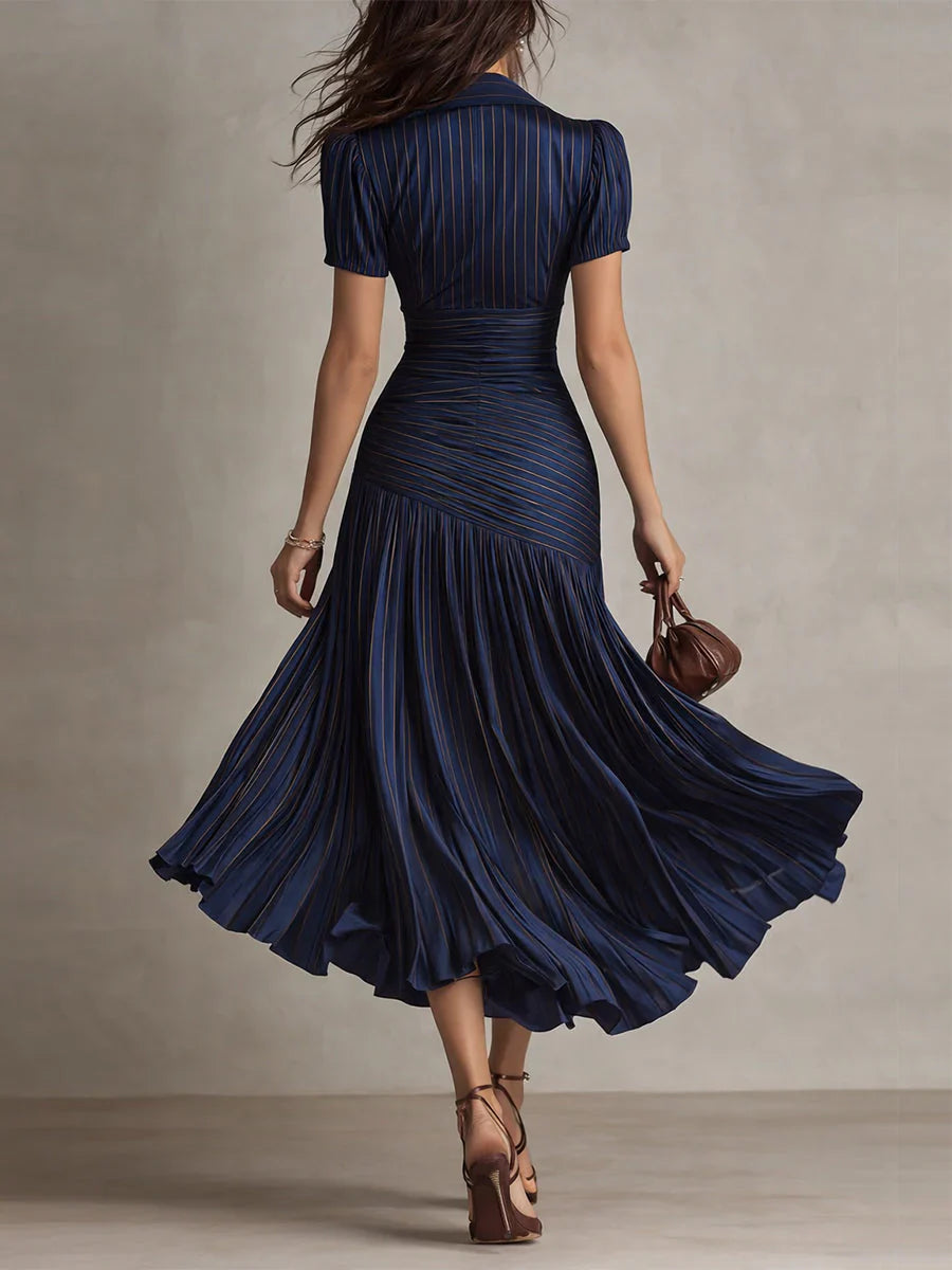 Firenze | Abito Maxi in Chiffon Vintage Elegante